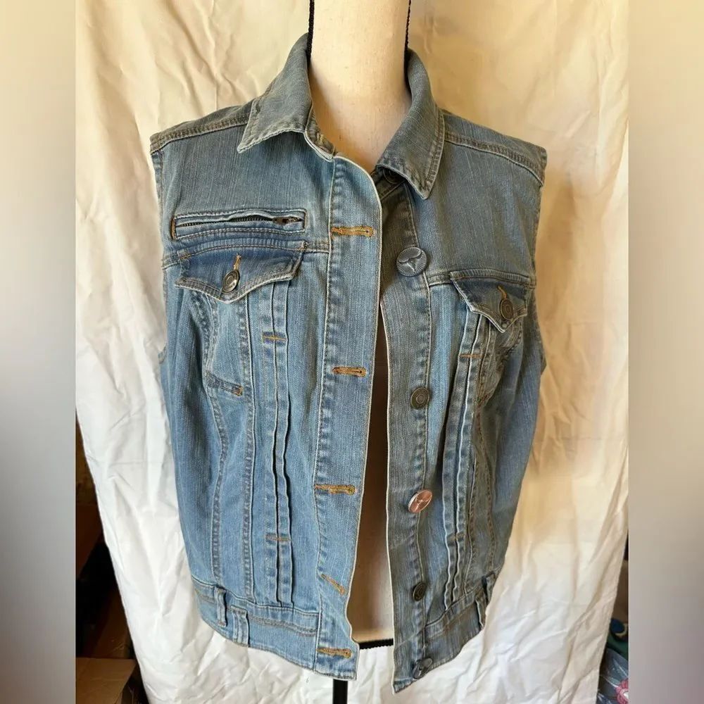 Vintage Denim Stylish Vest